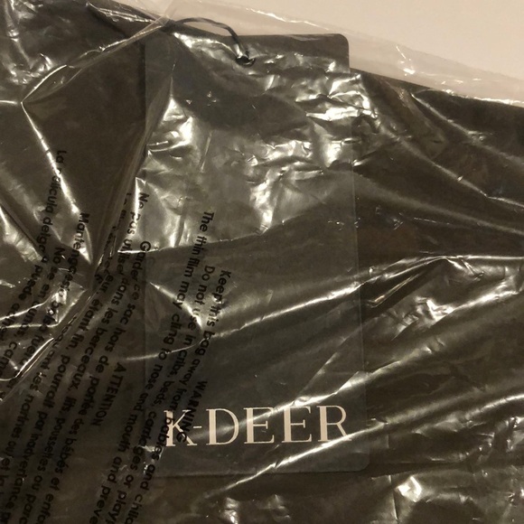 K-DEER NWT COMBO TEE SHIRT OLIVE GREEN TOP - Picture 6 of 6